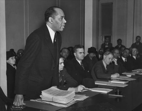 Charles Hamilton Houston, 1931 Scurlock Studio Records, Archives Center, National Museum  of American History, Smithsonian Institution